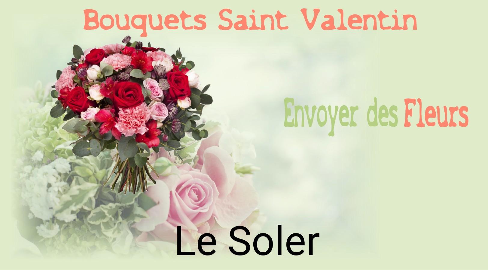 Roses de Saint-Valentin livrées à Le Soler